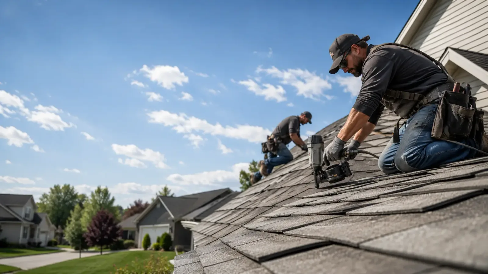Storm Damage Roof Repair in Mount Hope, KS near me